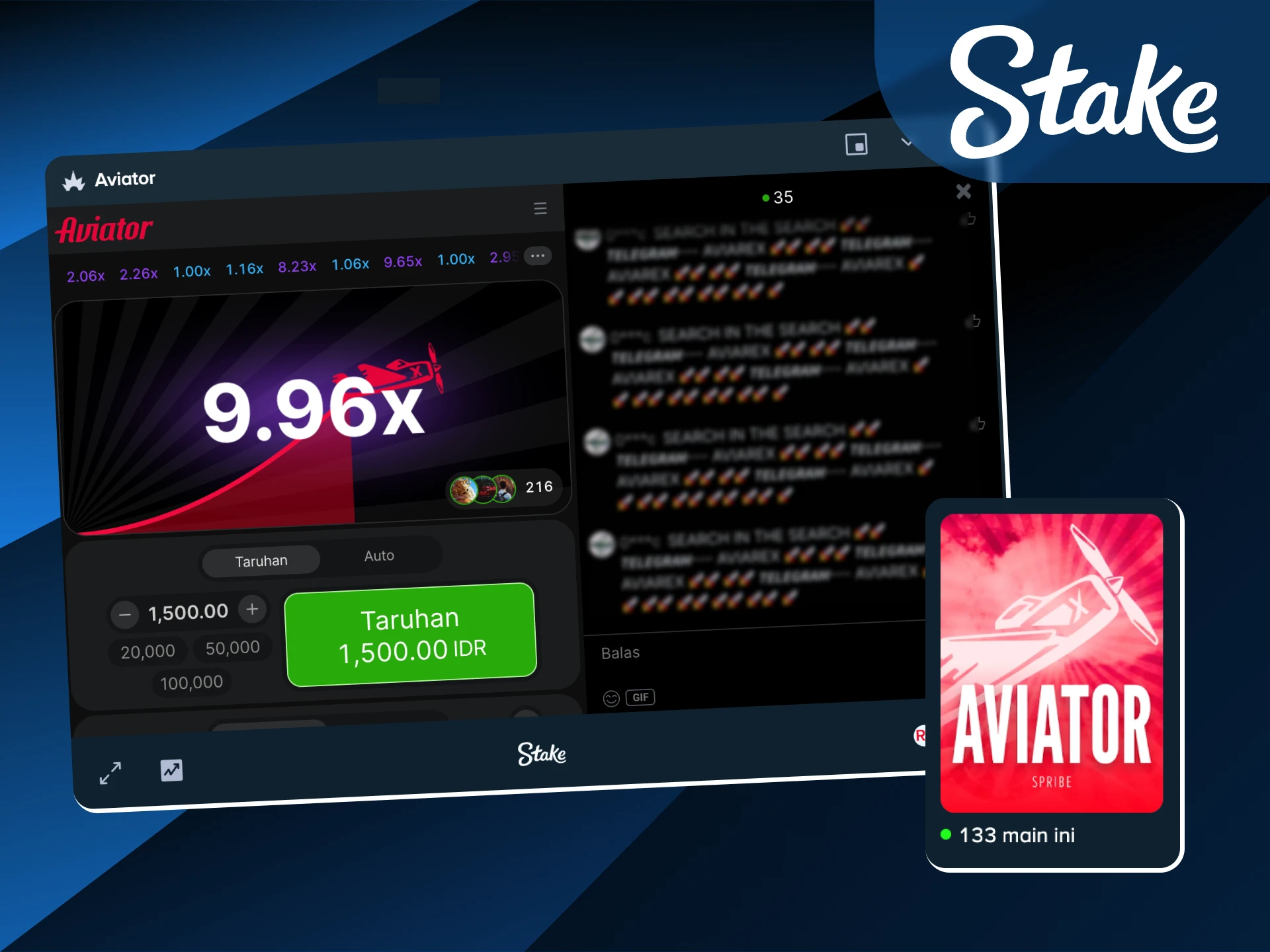 Rasakan keunggulan main Aviator di situs ini dengan sistem yang adil dan transparan di Stake Indonesia.