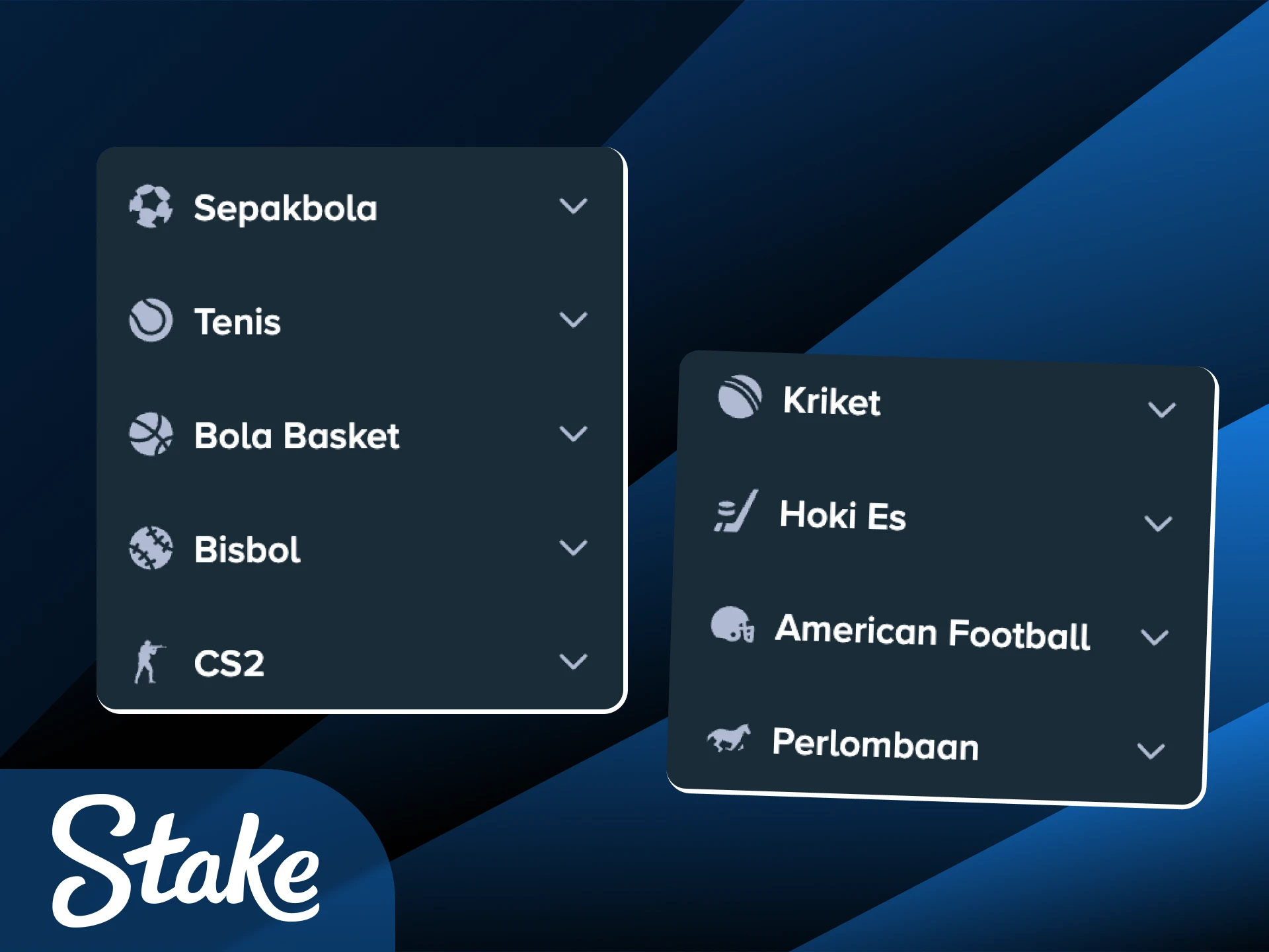 Cobalah keberuntungan Anda pada taruhan olahraga virtual di Stake Indonesia.
